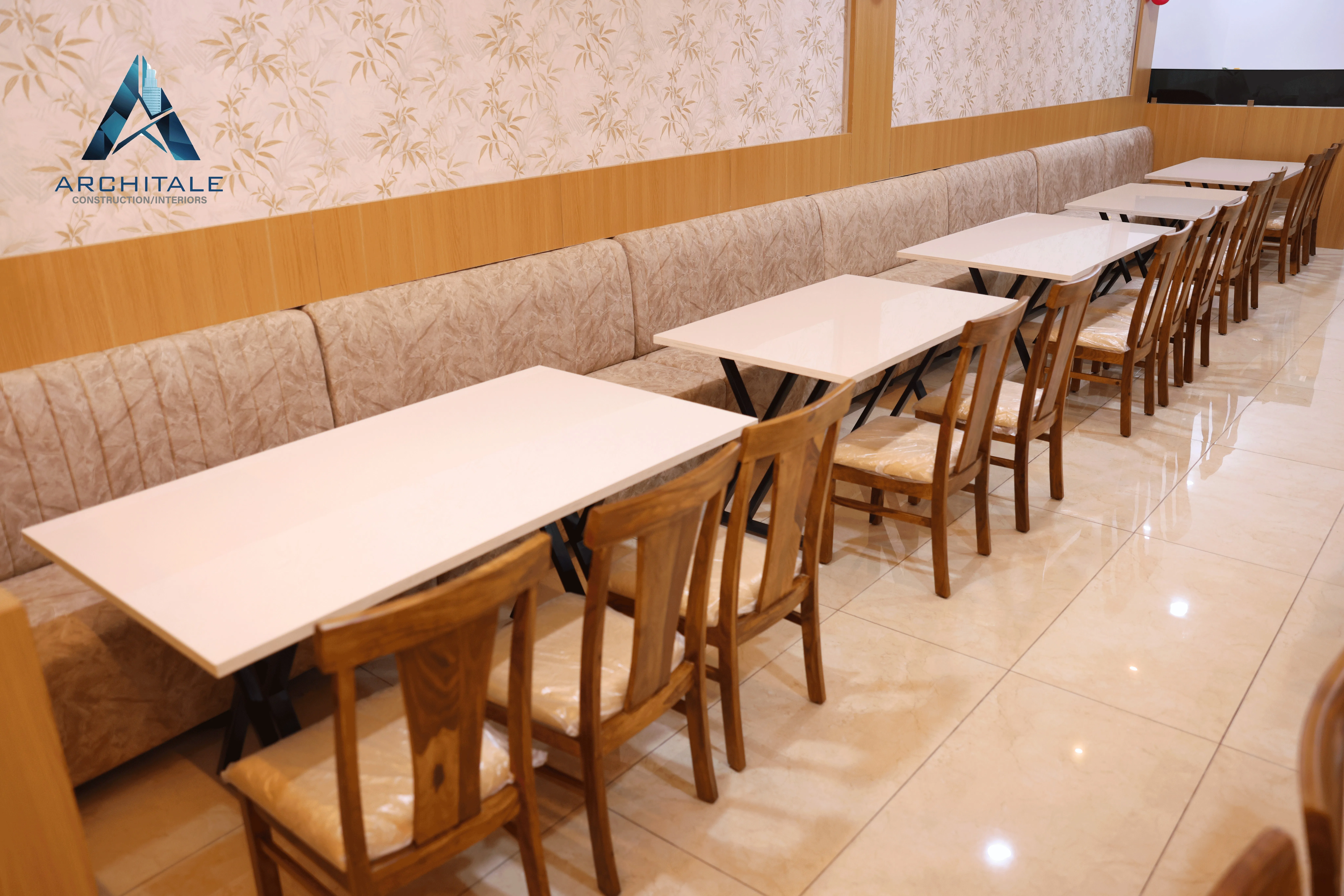 Restaurant Interior — completed project photography, Architale